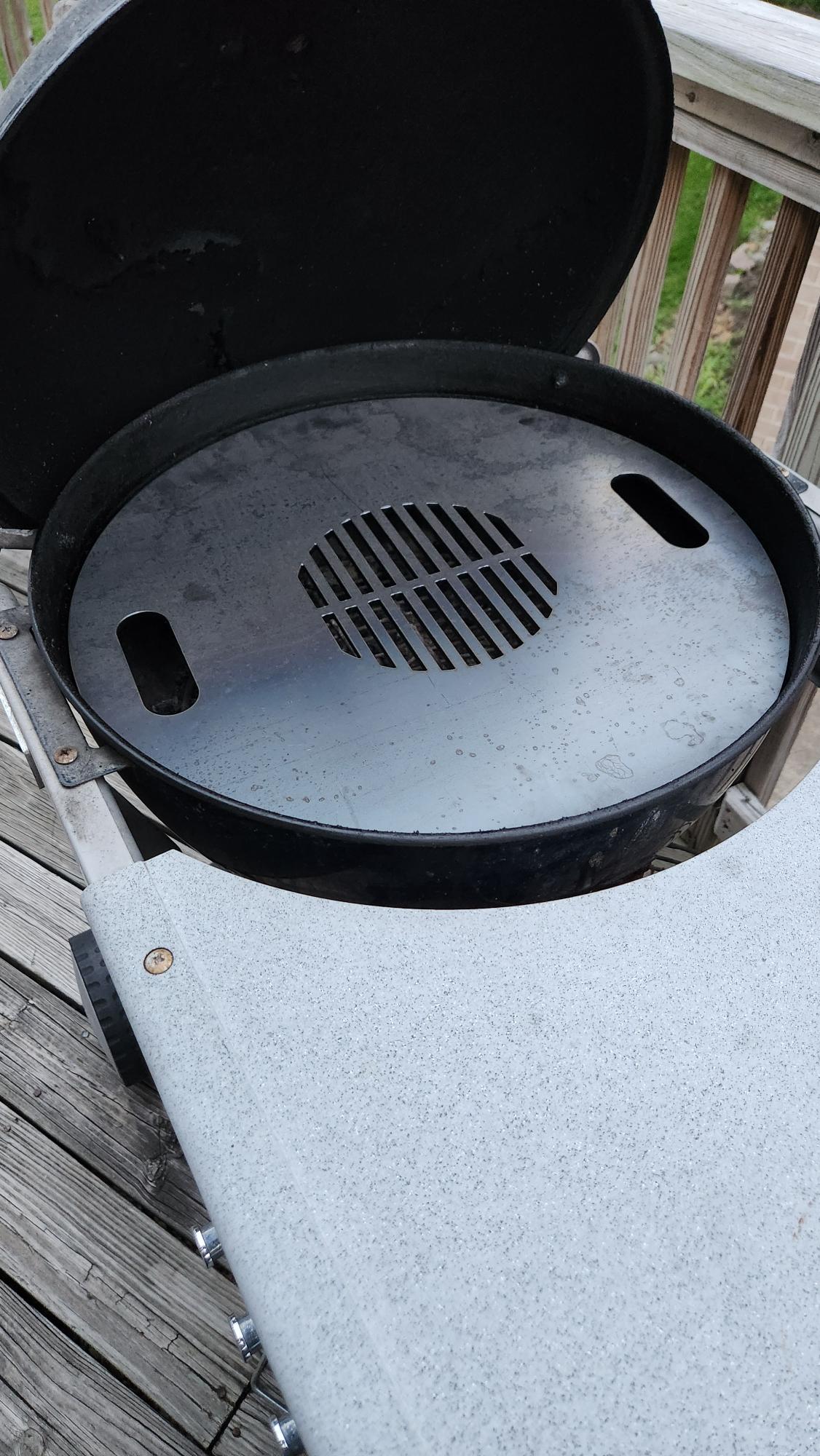 Steel Donut - Weber 22" replacement grate griddle with sear station
