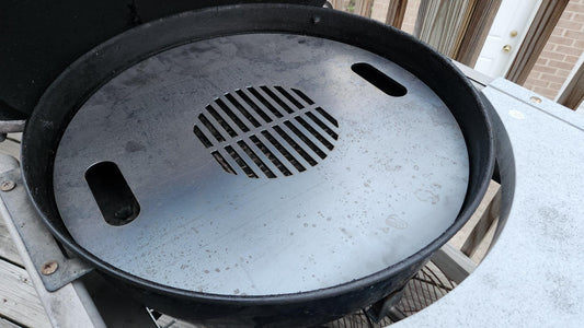 Steel Donut - Weber 22" replacement grate griddle with sear station