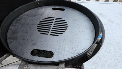 Steel Donut - Weber 22" replacement grate griddle with sear station