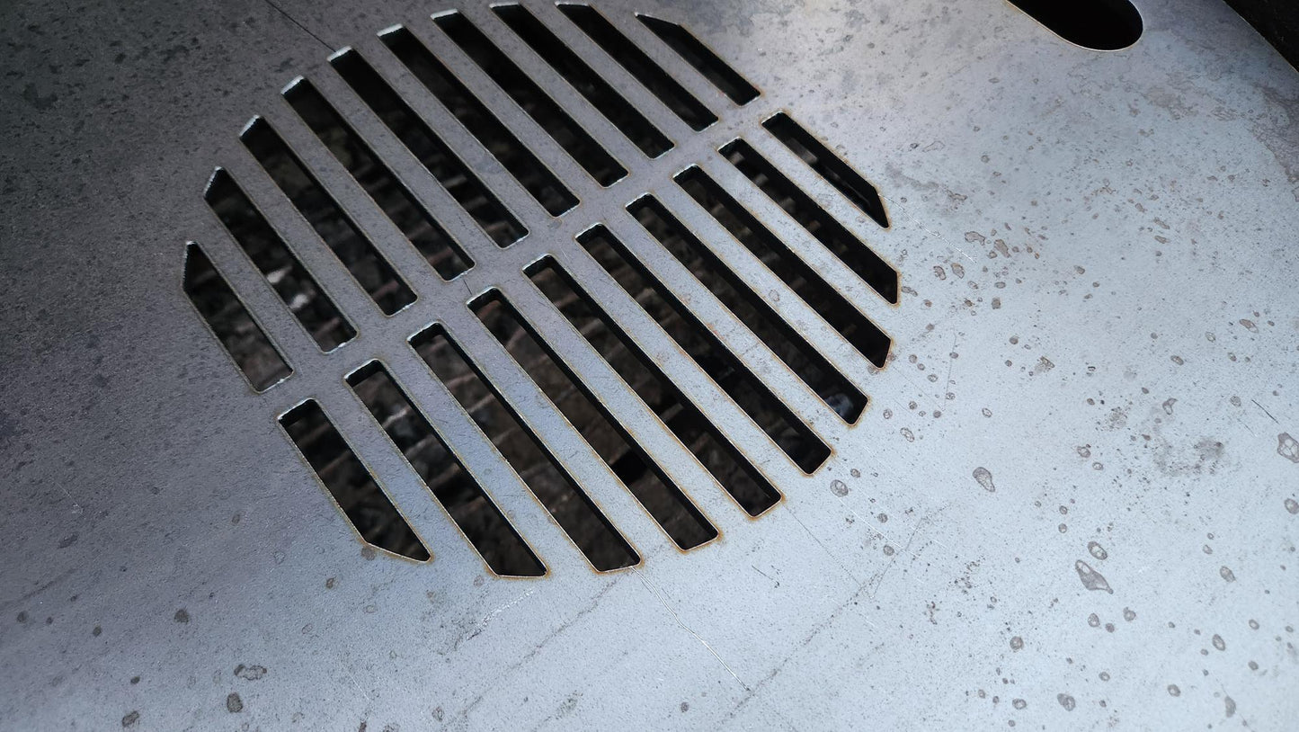 Steel Donut - Weber 22" replacement grate griddle with sear station